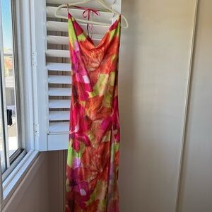 White Fox Boutique Multicolor Floral Maxi Dress